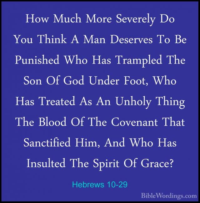 Hebrews 10 - Holy Bible English - BibleWordings.com