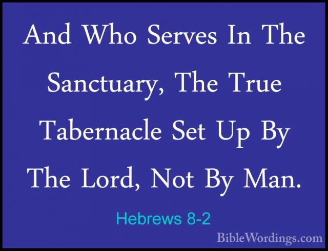 Hebrews 8 - Holy Bible English - BibleWordings.com