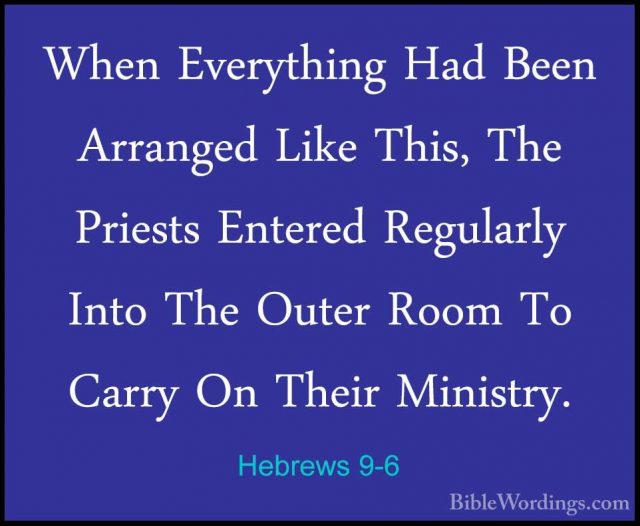 Hebrews 9 - Holy Bible English - BibleWordings.com