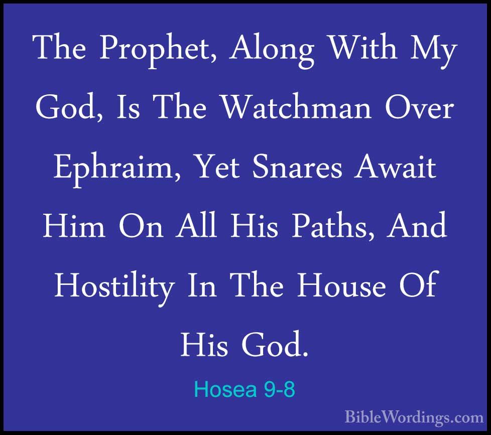 Hosea 9 - Holy Bible English - BibleWordings.com
