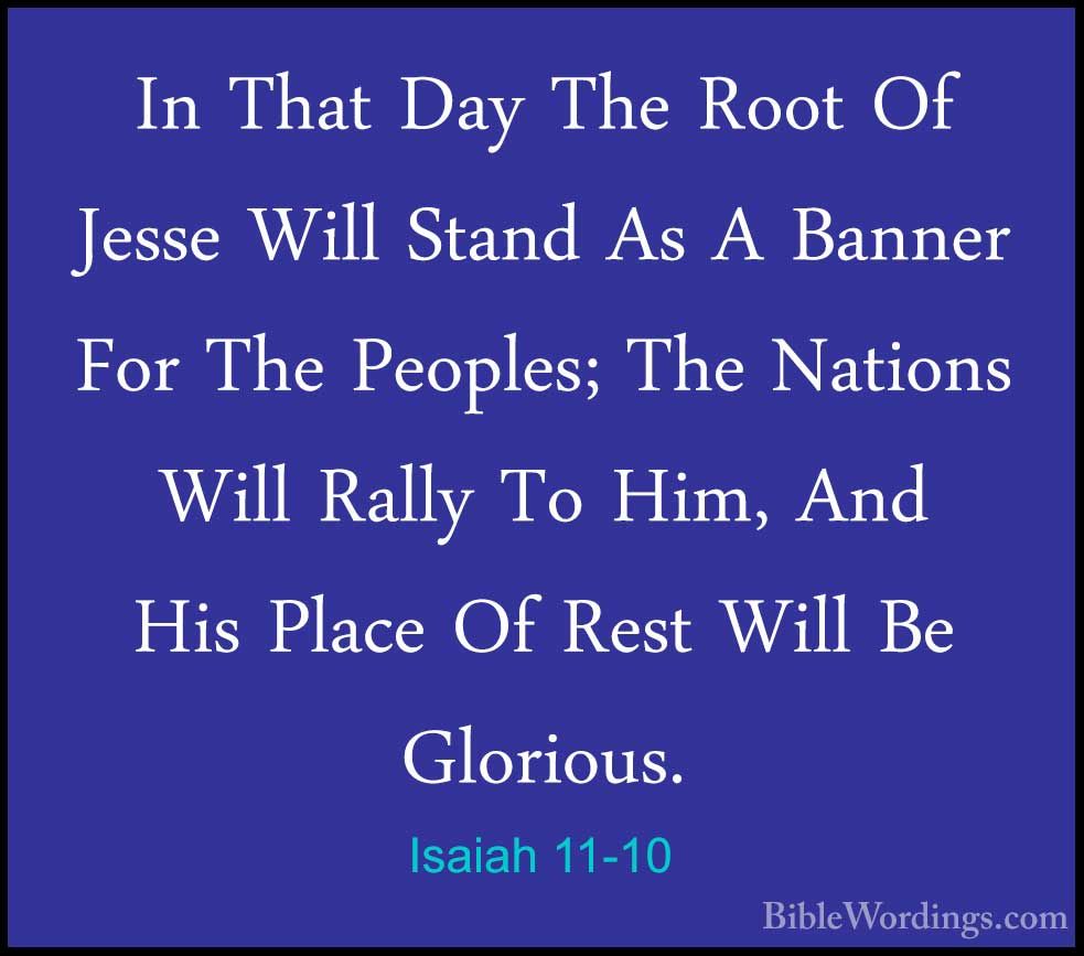 Isaiah 11 Holy Bible English BibleWordings