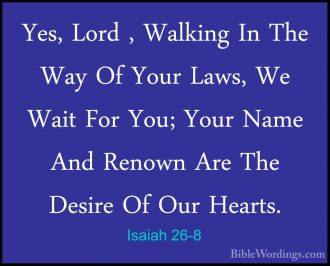 Isaiah 26 - Holy Bible English - BibleWordings.com