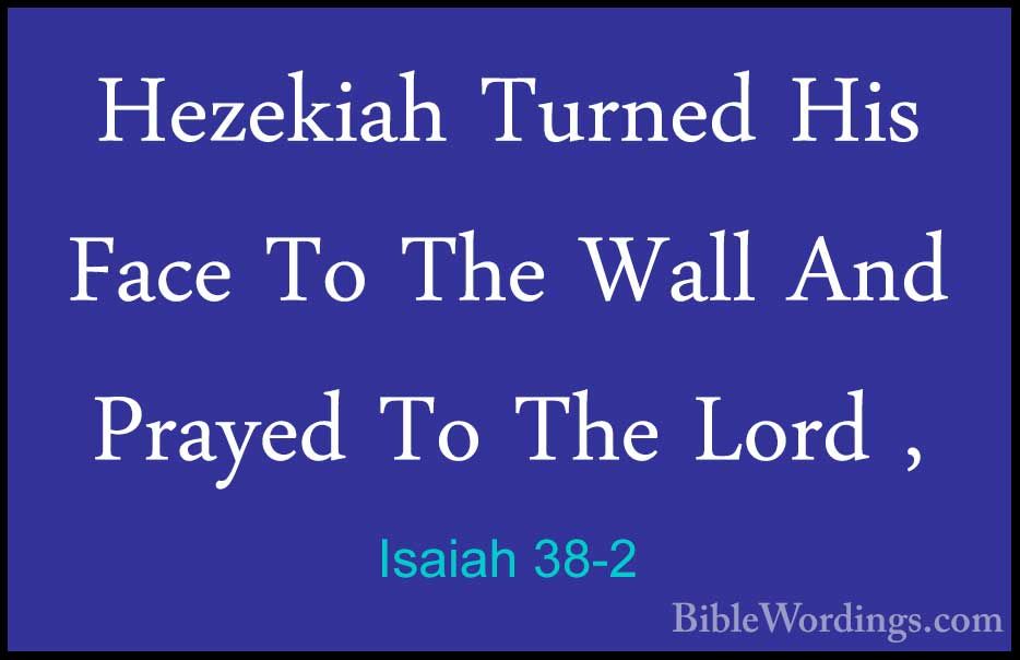 Isaiah 38 Holy Bible English BibleWordings