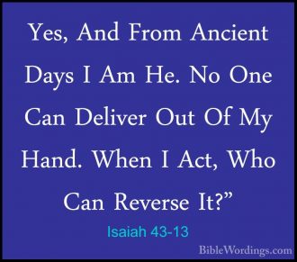 Isaiah 43 - Holy Bible English - BibleWordings.com