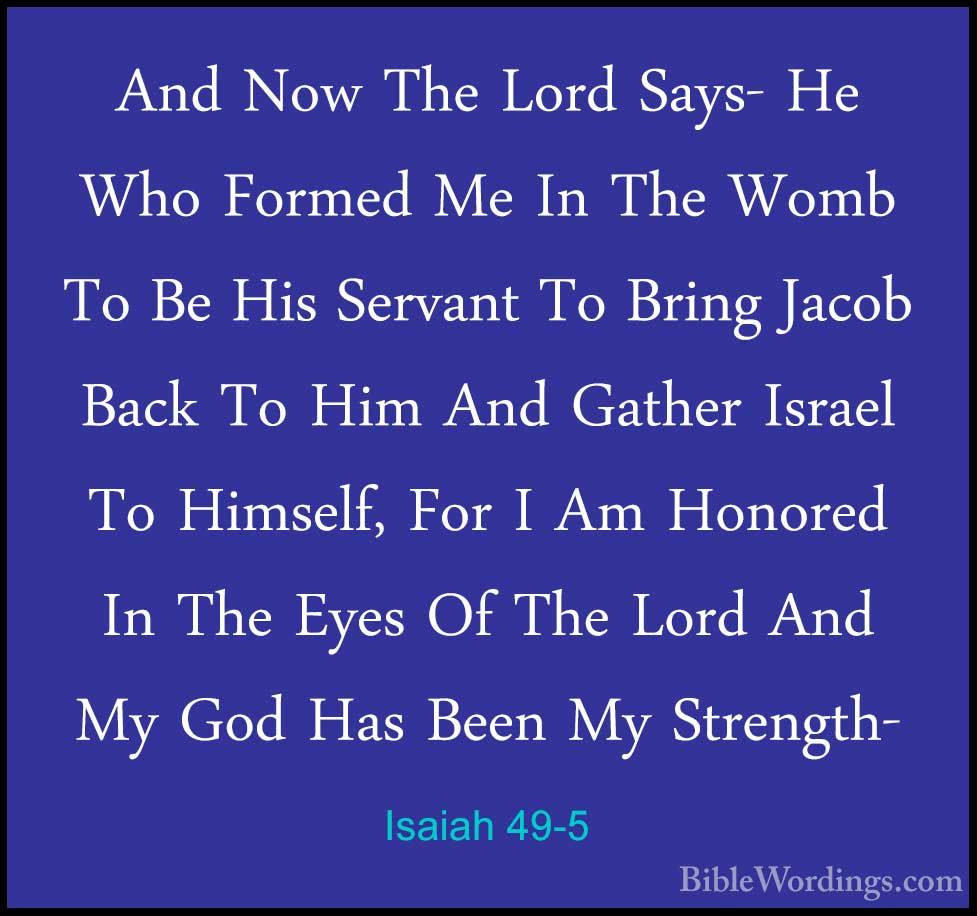 Isaiah 49 Holy Bible English BibleWordings