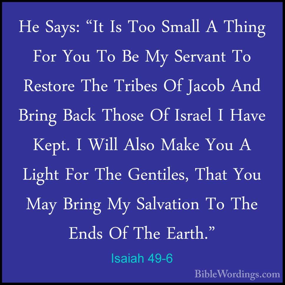 Isaiah 49 Holy Bible English BibleWordings