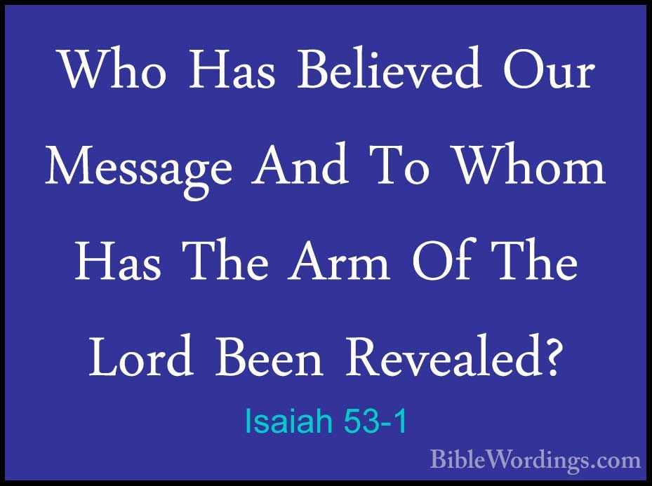 Isaiah 53 Holy Bible English BibleWordings