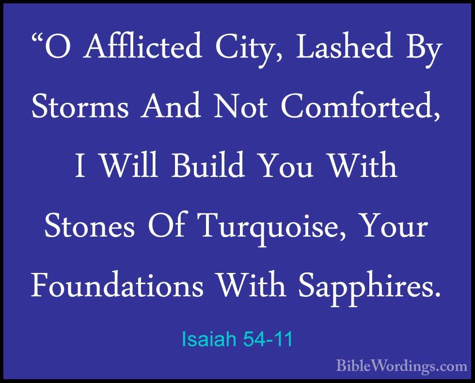 Isaiah 54 Holy Bible English BibleWordings