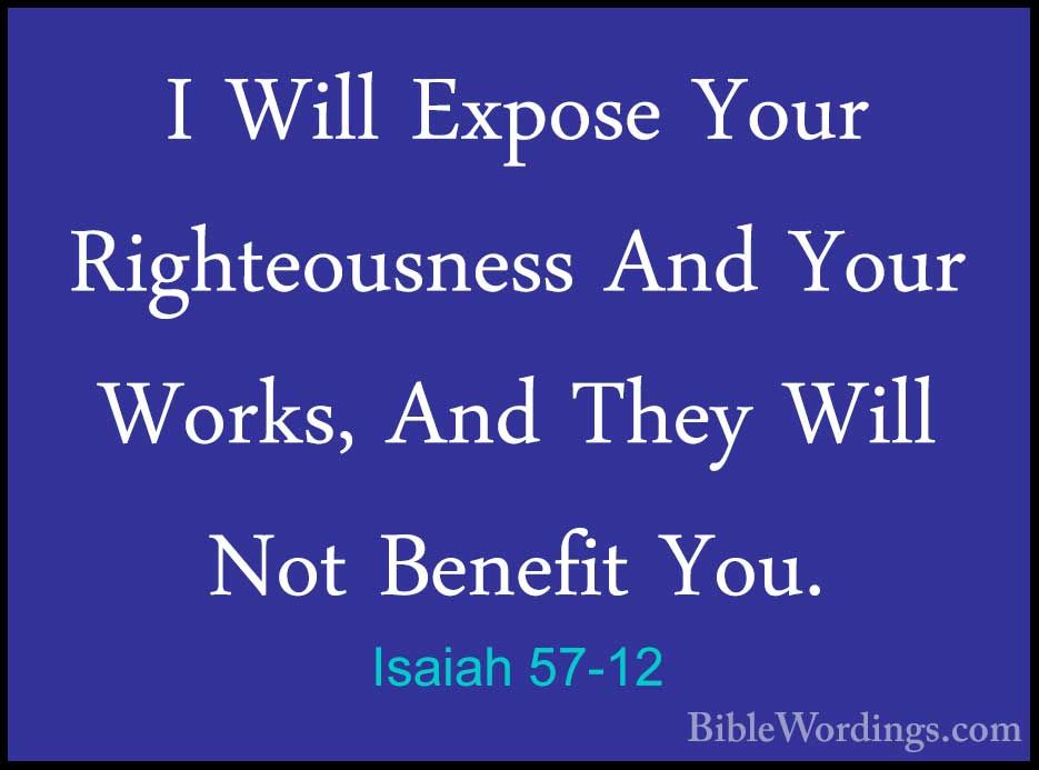 Isaiah 57 - Holy Bible English - BibleWordings.com