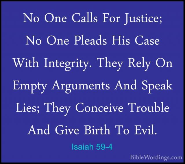 Isaiah 59 - Holy Bible English - BibleWordings.com