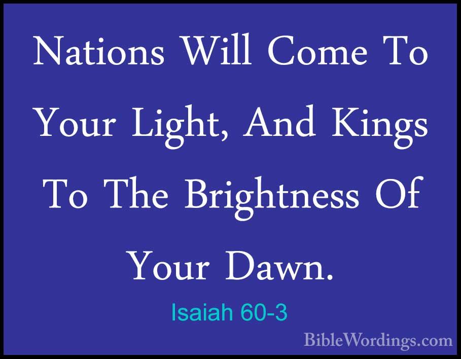 Isaiah 60 Holy Bible English BibleWordings