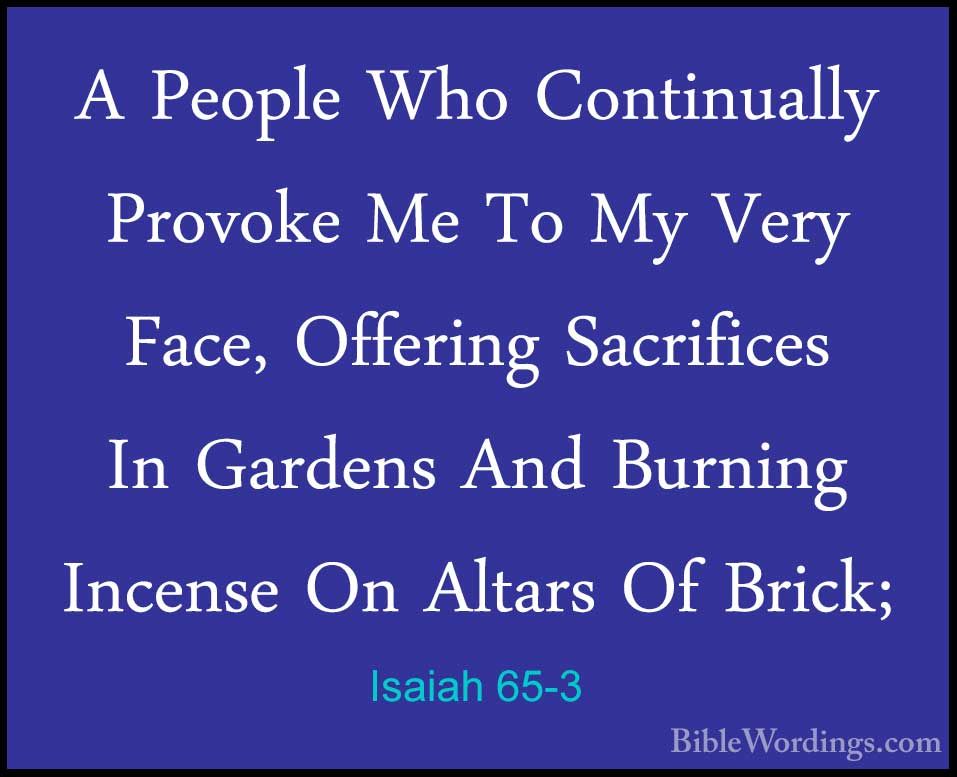 Isaiah 65 Holy Bible English BibleWordings