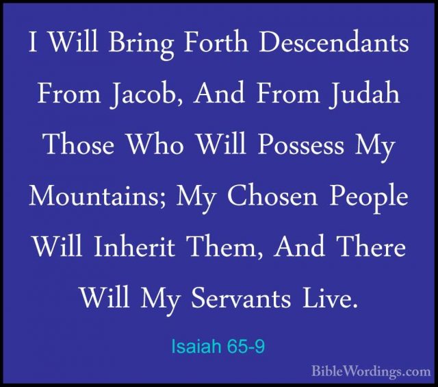 Isaiah 65 - Holy Bible English - BibleWordings.com