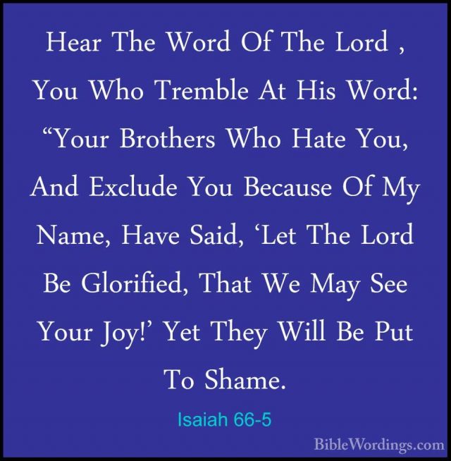 Isaiah 66 - Holy Bible English - Biblewordings.com