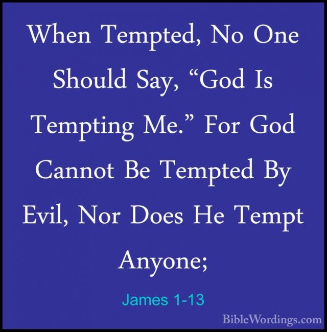 James 1 - Holy Bible English - BibleWordings.com