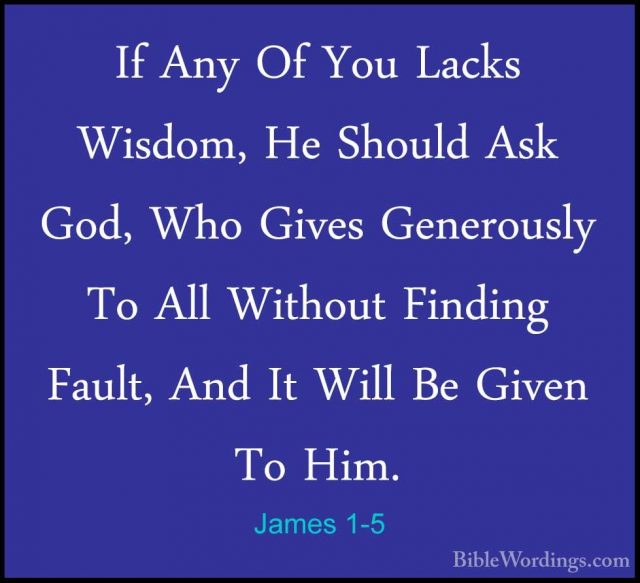 James 1 - Holy Bible English - BibleWordings.com