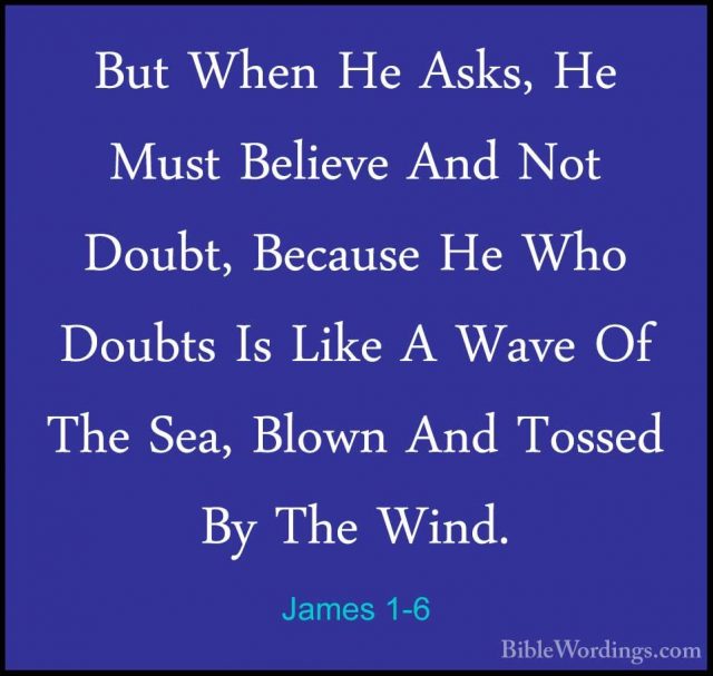 James 1 - Holy Bible English - BibleWordings.com