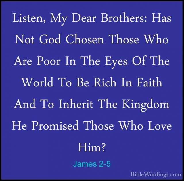 James 2 - Holy Bible English - BibleWordings.com