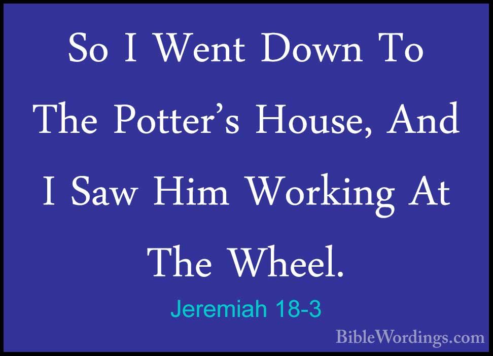 Jeremiah 18 - Holy Bible English - BibleWordings.com