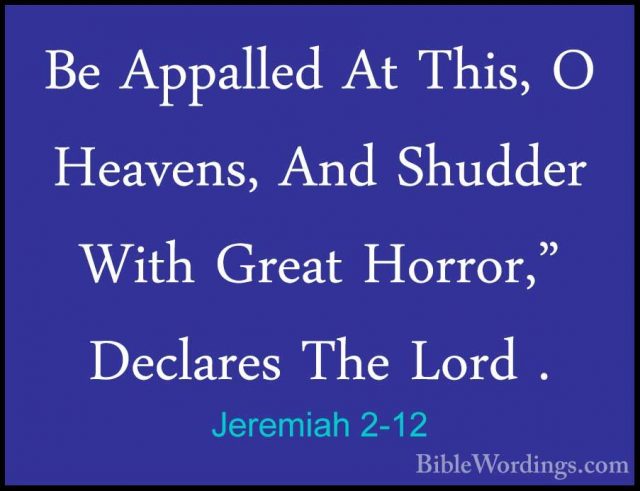 Jeremiah 2 - Holy Bible English - BibleWordings.com