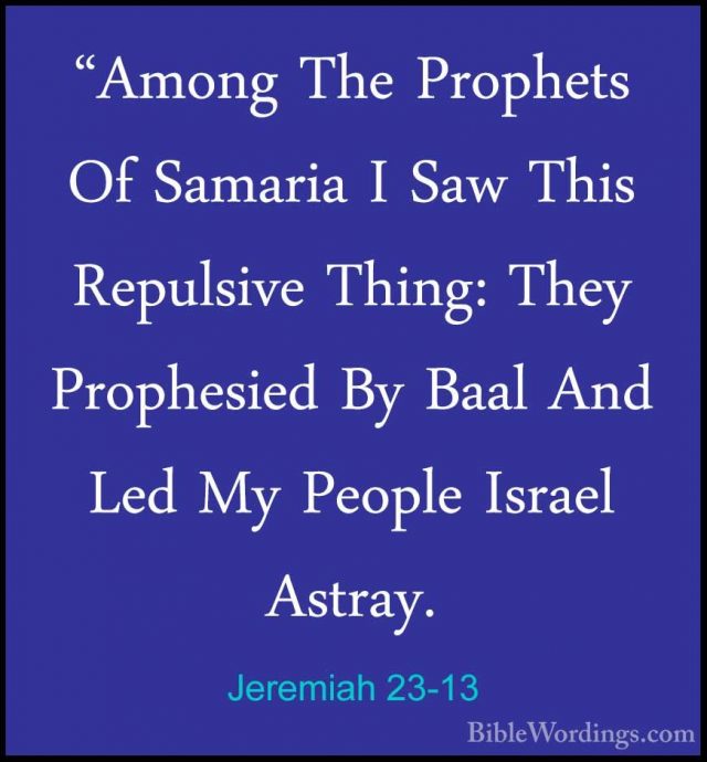 Jeremiah 23 Holy Bible English