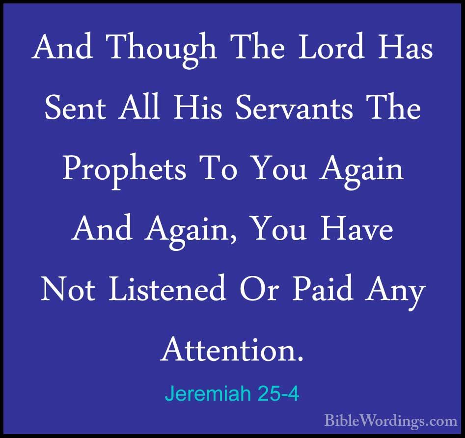 Jeremiah 25 - Holy Bible English - BibleWordings.com