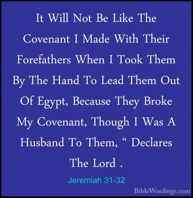 Jeremiah 31 - Holy Bible English - BibleWordings.com