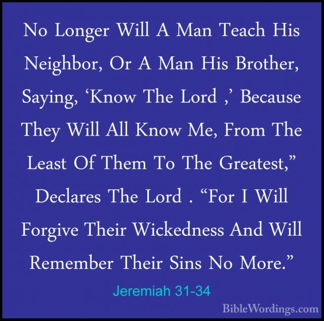 Jeremiah 31 - Holy Bible English - BibleWordings.com