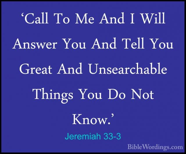 Jeremiah 33 - Holy Bible English - BibleWordings.com