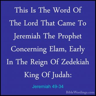 Jeremiah 49 - Holy Bible English - BibleWordings.com