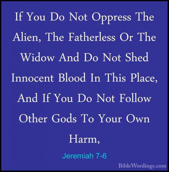 Jeremiah 7 - Holy Bible English - BibleWordings.com