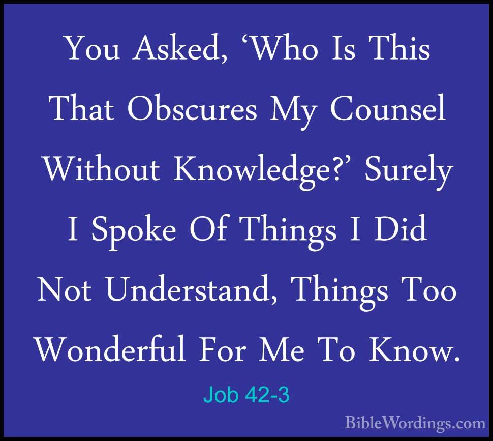 Job 42 Holy Bible English BibleWordings