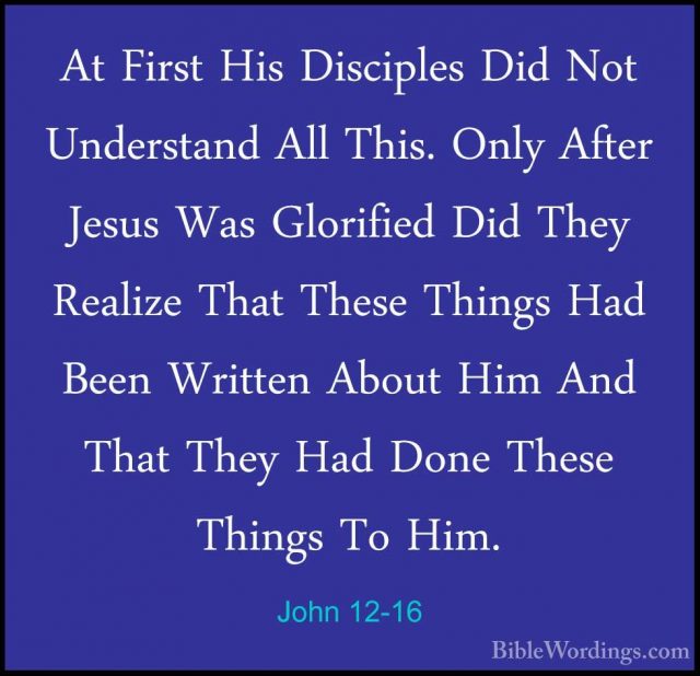 John 12 - Holy Bible English - BibleWordings.com