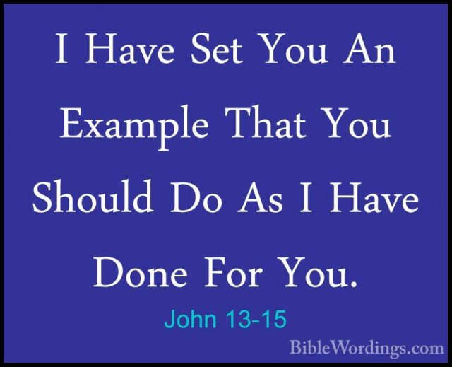 John 13 - Holy Bible English - BibleWordings.com