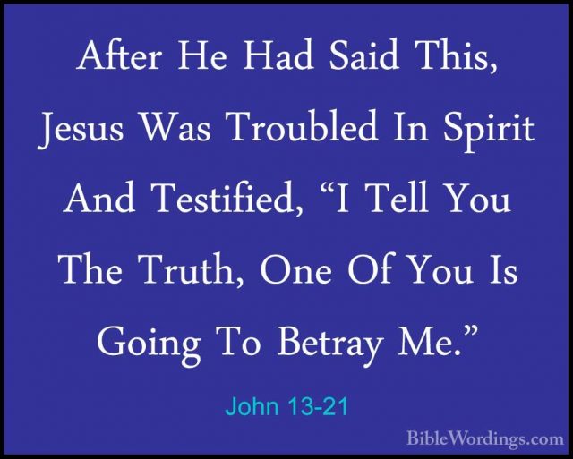 John 13 - Holy Bible English - BibleWordings.com