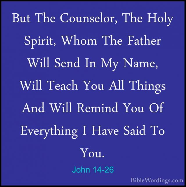 John 14 - Holy Bible English - BibleWordings.com