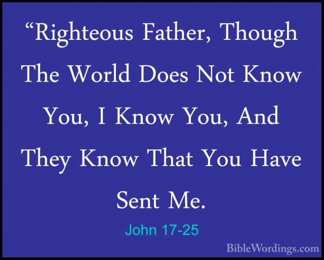 John 17 - Holy Bible English - BibleWordings.com