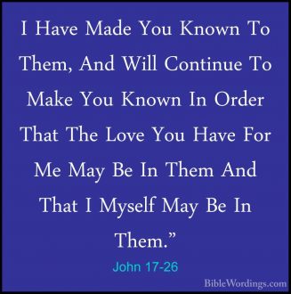 John 17 - Holy Bible English - BibleWordings.com