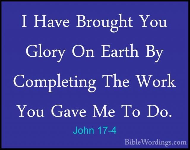 John 17 - Holy Bible English - BibleWordings.com