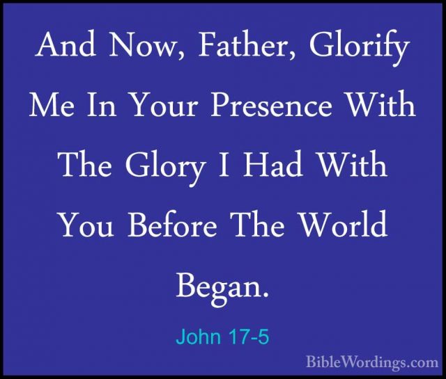 John 17 - Holy Bible English - BibleWordings.com