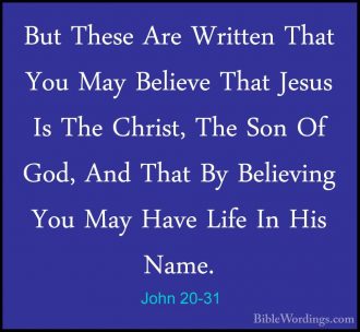 John 20 - Holy Bible English - BibleWordings.com