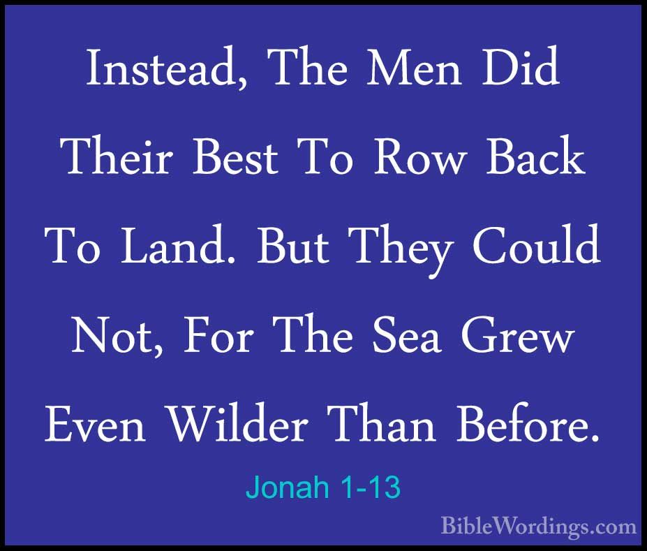 13 jonah Jonah: The