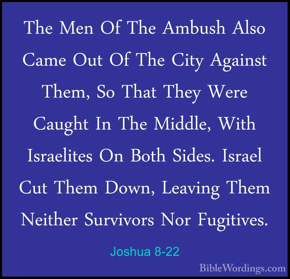 Joshua 8 Holy Bible English Biblewordings Com