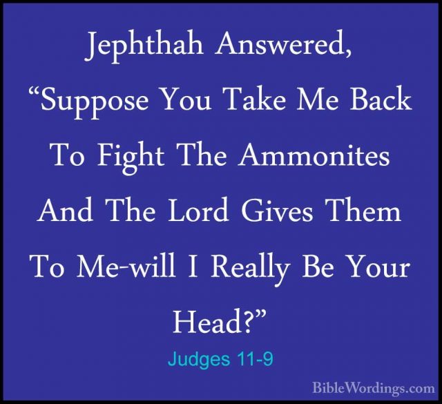 Judges 11 - Holy Bible English - BibleWordings.com