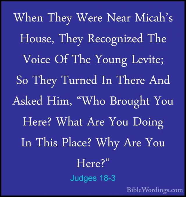 Judges 18 - Holy Bible English - BibleWordings.com