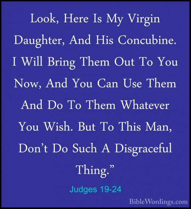 Judges 19 - Holy Bible English - BibleWordings.com