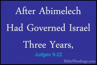 Judges 9 - Holy Bible English - BibleWordings.com