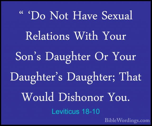 Leviticus 18 Holy Bible English 8590