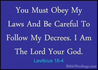 Leviticus 18 - Holy Bible English - BibleWordings.com