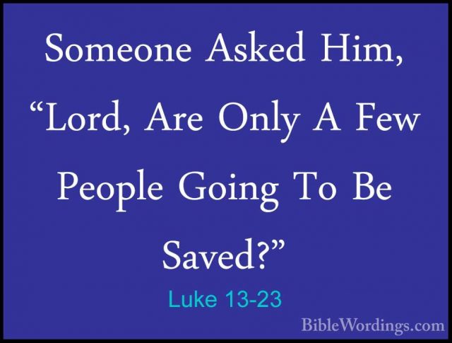 Luke 13 - Holy Bible English - BibleWordings.com